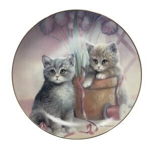 Playful Companions Kitten Cousins  8" Ruane Manning Cat Decorative P